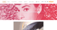 Desktop Screenshot of beingaudreyhepburn.com